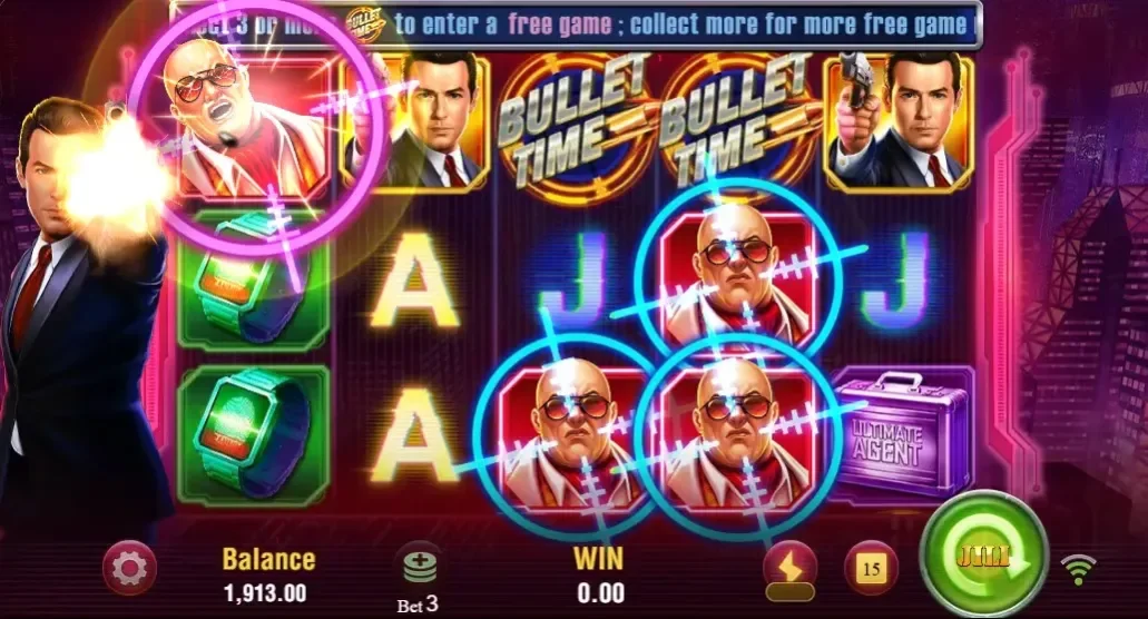Agent Ace slot — paytable at halaga ng simbolo